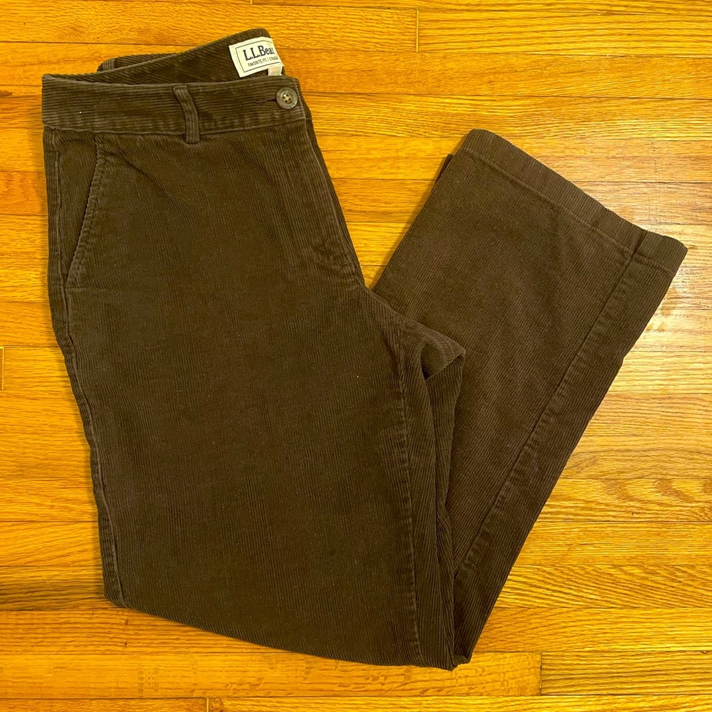 Vintage L.L. Bean Straight Leg Corduroy Pants